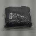 Black Rectangular Faux Fur Area Rug 25x35