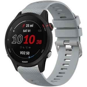 Meliya Bands Compatible with Garmin Forerunner 255 Watch Band, Garmin Forerunner 265 Watch Band Women Men, Soft Silicone Sport Replacement Strap for Garmin Forerunner 255/255 Music, Forerunner 265, Venu 3, Venu 2, Vivoactive 4 Smart Watch
