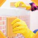 Gisafai 6 Pcs Drywall Wet Sanding Sponge 9 x 4.5 x 3.1 Inch Washable Reusable Drywall Sanding Blocks for Smoothing and Finishing Surfaces Tools Wiping dust