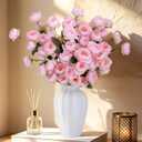 8 Pack Artificial Peonies for Vase, 31 Inch Long Stem Fake Peony
