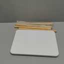 FORAOFUR Nursery Side Table, Small End Table Accent Table Living Room Balcony Office, Modern Side Bedside Home Decor, for Small Spaces, Easy Assembly (White)