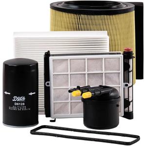 Doc's Diesel Filter Combo Kit DFD4625+D6128+DPA10580+D3806 | Compatible with Ford 6.7L Powerstroke F250, F350, F450 2017-2019 | Replaces FD4625, FL2051, FA1927, FP79