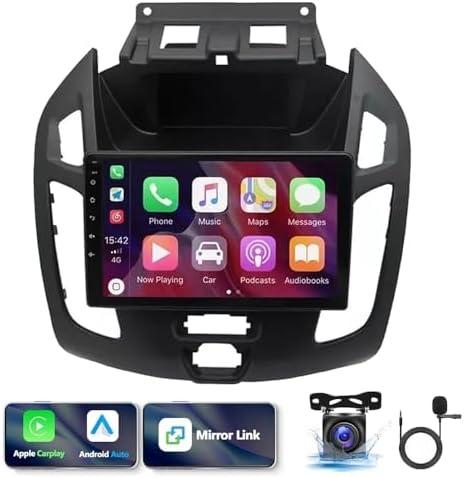 9'' Android 13.0 Car Radio Stereo for Ford Transit Connect 2014 2015 2016 2017 2018 Touchscreen Radio with Carplay & Android Auto WiFi GPS Radio Navigation Bluetooth Support Backup Camera [2+32G]