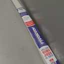 36" Kerf Slide-in Double Bulb Seal Weatherstrip Door Bottom Durable Seal for Energy Efficiency & Draft Protection (White)