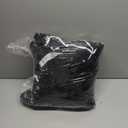 CUCRAF Cushion Sofa Cover 3 Piece Slipcovers, Soft Thick Velvet Couch Cover for Living Room, Washable High Stretch Furniture Protector with 2 Cushion Sofas Slipcover, (Large, Balck) (Black)