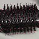 4-in-1 Hair Dryer Brush - Ionic Ceramic Titanium Brush Blow Dryer Hot Air Styler for Frizz-Free Blowouts, Salon Volumizer & Straightener with ALCI Safety Plug, 3 Heat Settings