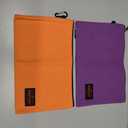 Zipper Tool Bag, Stand-Up Tool Pouch with Carabiners, Utility Bag, Water Resistant Storage Bag,12x6.8-Inch Red/Brown/Blue/Olive 4 Pack