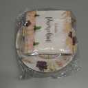 96 Pcs Fall Boho Pumpkin Party Plates and Napkins Set Baby Shower Happy Birthday Party Supplies Decorations for Kid Fall Leaves Pampas Grass Party Disposable Dinnerware Tableware Kit, Serves 24