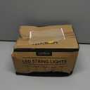addlon LED Outdoor String Lights 48FT with Edison Vintage Shatterproof Bulbs and Commercial Grade Weatherproof Strand - ETL Listed Decorative Lights for Patio Garden (Black)