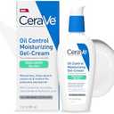 CeraVe Oil Control Moisturizing Gel-Cream, Face Moisturizer for Oily Skin, Niacinamide, Hyaluronic Acid & Oil Absorbing Technology To Rebalance Oily Skin, Non-Comedogenic, Fragrance Free & Oil-Free,NED