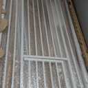 Ostutry 53in Extra Tall Cat Gate for Doorway No Drilling 29.5-40.1in Wide Dog Gate with Cat Door Pressure Mounted Walk Through Pet Gate
