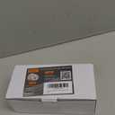 BESTTEN Keyed Entry Door Knob with Lock, Interior and Exterior Door Lock, Standard Ball, Satin Nickel