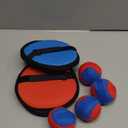 SNFAJOHE Toss and Catch Ball Game Outdoor Toys for Kids Baseball Pool Yard Outside Game Toys for Boys and Girls, Toddler Baseball Training Glove with 4 Paddles and 4 Balls