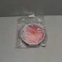 CCyanzi 1200ml Collapsible Camping Bowl Silicone Food Storage Container with Lid and Foldable Stainless Steel Fork Spoon, for Picnic, Travel, Camping, RV, Fridge and Microwave Bowls (Red)