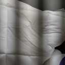 Dual Layer 4 Inch Memory Foam Mattress Topper Full - 2 Inch Gel Memory Foam and 2 Inch Pillow Top Mattress Pad, 7-Zone Egg Crate Full Size Mattress Topper (White)