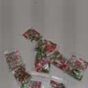 Christmas Beads Pony Beads Bulk, Red White Green Glitter Bead for Hair Braids, Christmas Decoration, Friendship Crafts (Xmas Glitter)