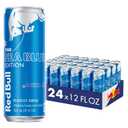 Red Bull Sea Blue Edition Energy Drink, Juneberry, with 114mg Caffeine plus Taurine & B Vitamins, 12 Fl Oz, Pack of 24 Cans, BB 09-04-26
