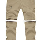 MANSDOUR Men's Hiking Pants Convertible Quick Dry Lightweight Zip-Off Outdoor Travel Camping Fishing Pants, 36