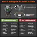 Quickfit 26mm Watch Bands for Garmin Fenix 8 51mm/7X/6X/5X, Sports Silicone Bands Compatible with Garmin Fenix 8 Pro 51mm/7X Pro/6X Pro/5X Plus/3/3HR/Descent MK1/MK2i Smartwatches (Black, XL)
