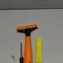 KeFanta Razor Blade Floor Scraper, 4" Wide Heavy Duty Scraper Tool with 45.7" Long Handle, 10PCS Extra Metal Blades, Paint Scrapers for Cleaning Wall Glass Tile Floor Paint Gum Glue Stains Linoleum