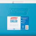 Coleman Chiller 48qt Insulated Portable Cooler with Ice Retention & Heavy-Duty Handles, Made in USA, Great for Camping, Tailgating, Parties, Sports, Concerts & More (Ocean Blue)
