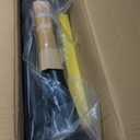 Collapsible Shopping Cart with Wheels, 200 lbs Capacity Grocery Cart on Wheels with Storage Crate, Platform Hand Truck with Foot Brake, Yellow