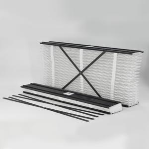 2Pcs 413 Replacement Filter Compatible with AprilAire Whole House Air Purifiers Model 1410 1610 2410 2416 3410 4400, MERV 13 Rating Air Cleaner Filter, Size: 16x25x4