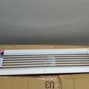 HVAC Premium 30'' X 6" Aluminum Return Grille - Easy Air Flow - Linear Bar Grilles [Outer Dimensions: 31.875'' w X 7.875'' h]