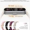 Fitness Trackers for Women/Men, Smart Watches for Women with Sport Activity Tracker, Fitness Watch with Heart Rate, Blood Oxygen Monitor, Sleep Tracker, IP68 Android Smart Watch with 4 Straps, Gift