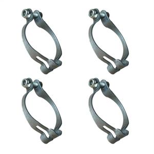 4 Sets Metal Ring Firmly to Frame MTB Bike Cable Guide Brake Cable Shift Cable Derailleur Cable Base Guide Clip Fitting Line Tube Housing Durable