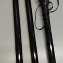 Light-Up Wizard Staff with Green Crystal Ball Orb Gothic Witch Warlock Costume Prop Halloween Cosplay Accessory for Adults