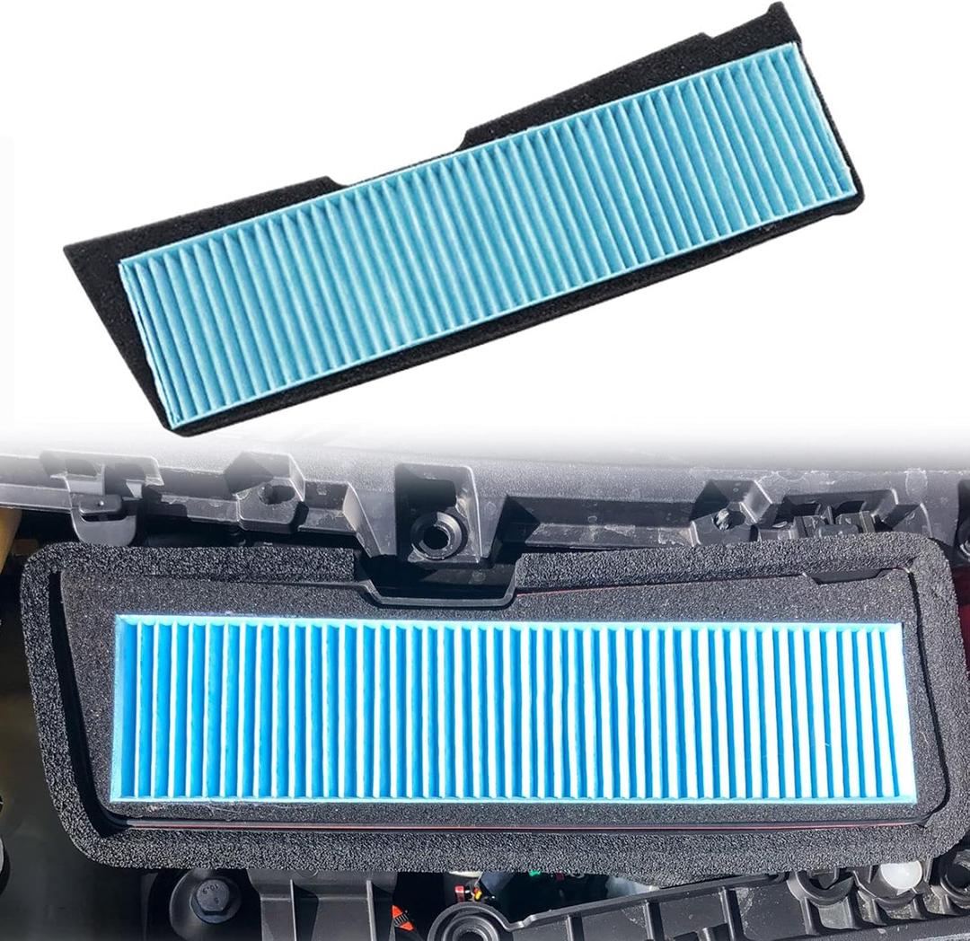 2021 2022 2023 2024 2025 Tesla Model 3 Air Intake Filter Air Conditioning Inlet Vent Filter Element Cotton Accessories (melt-blown cloth filter -External)