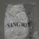 SANGTREE Girl's Pleated Tennis Skorts Skirts, High Waisted Running Golf Athletic Mini Skirt with Shorts Pockets, Quick-Dry White, 11-12 Years = Tag 160 (White)