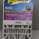 Filtrete 16x25x5 AC Furnace Air Filter, MPR 1550, MERV 12, Fits Honeywell & Trion AirBear, CERTIFIED Asthma & Allergy Friendly, Electrostatic Air Filter, 1-Pack (actual size 15.75 x 24.13 x 4.88)