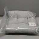 Ashen Ivory Indoor Outdoor Seat Cushion Patio D Chair Cushion