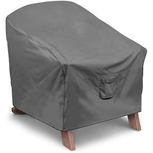 Vailge Patio Adirondack Chair Covers, Heavy Duty Patio Chair Cover, Waterproof Outdoor Lawn Patio Furniture Covers (Standard - 1 Pack, Grey)