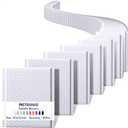 METRONIC 8.5 x 12 Bubble Mailers 40 Pack, White Bubble Mailers, Strong Adhesion Padded Envelopes, Shipping Envelopes Bubble Mailer, Bubble Envelopes for clothing, Padded Mailers Usable Size 8.5 x 11