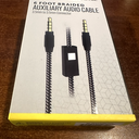Acoustix Braided Auxiliary Audio Cable 3.5mm To 3.5mm Connector - 6 Foot