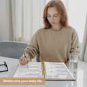 2026 Planner, Weekly and Monthly Planner for Women, Jan 2026 - Dec 2026 Pretty 2026 Calendar Planner with Monthly Tabs, Inner Pocket, Spiral Binding, Perfect for Office Home School - 8.5" x 11", Landscape