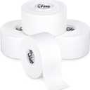 CKeep Athletic Tape,4 Pack White Sports Tape, Very Sturdy No Glue Residue,Wrist Ankle Tape for Muscle, Climbing, Boxing, Athletes, Baseball Bats,Strains,  Sprains, Injuries 1.5 Inches