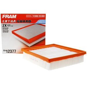 FRAM Extra Guard Air Filter - CA12377 Replacement Engine Air Filter for Select Lexus, Toyota, Jeep and Dodge Models, Provides Up to 12 Months or 12,000 Miles Filter Protection