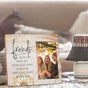 Best Friend Picture Frame 4"x6", Friends Fill Your Life With Joy, Gifts for Friend, Besties, BFF, Long Distance Friends Gifts, Wall Mount & Table Top