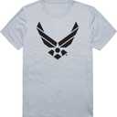 Rapiddominance Basic Military T's US Airforce 1 (Gray, S)