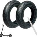 10x2.125 Solid Tire, 10 inch Tires Replacement, Tubeless Tyre for Segway Ninebot F20/F25/F30/F40/F65/D18W/D28U/D38U Gotrax G4/XR/V2 Hiboy S2 Pro Electric Scooter (2 Pack)