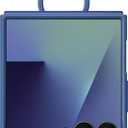 Samsung Galaxy Z Flip7 Official Ring Phone Case Silicone, Easy to Carry, Soft, Sleek, US Version, Navy