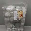 SHareconn 100pcs Christmas Tree Decorations Ornaments Set, Shatterproof Plastic Baubles Decorative Balls for Xmas Tree Decor Holiday Wedding Party, White