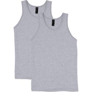 Hanes Mens Performance Tank, X-Temp Moisture-Wicking Tank Top, Solid Colors, 2-Pack (Light Steel), 3 XL