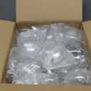 32Pcs Clear Christmas Ornament Ball, 3.15 Inches Transparent Fillable Tree Ornaments with Removable Silver Cap Hanging Cords, Flat Plastic Round Ball for Xmas Holiday Home Party Decor DIY Crafts