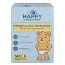Happy Little Camper Premium Ultra-Thin Diapers, Size 6, 35+ lbs, 50 Count | Ultra-Absorbent Disposable Baby Diapers for Sensitive Skin | Hypoallergenic, Fragrance-Free, Totally Chlorine Free