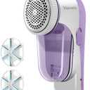Fabric Shaver, Rechargeable Sweater Shaver, Lint Shaver with 6-Leaf Blades, Electric Lint Remover for Clothes & Furniture, Couch Pilling Remover Depiller for Removing Fuzz, Lint, Pills, Bobbles
